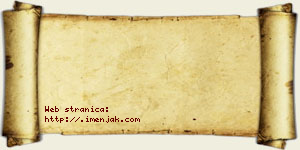 Jasmina Šebez vizit kartica